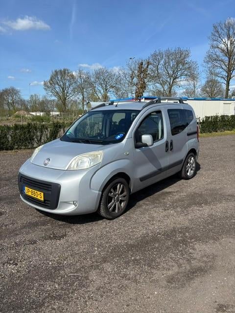 Fiat Qubo 1.4 Dynamic 2011 Metalic Grijs, Auto's, Voorwielaandrijving, Euro 5, 4 cilinders, 400 kg
