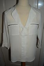 Revelation, mooie off-white chique blouse, mt M, Kleding | Dames, Maat 38/40 (M), Wit, Ophalen of Verzenden, Zo goed als nieuw