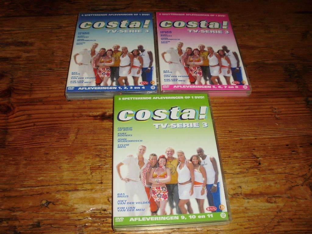 Costa seizoen 3 / serie / deel 1 2 en 3, Cd's en Dvd's, Dvd's | Tv en Series, Ophalen of Verzenden, Gebruikt