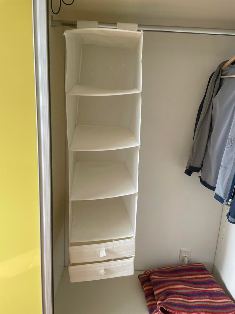 Hangende kastorganizer met 5 vakken en 2 lades, Huis en Inrichting, Kasten | Overige, Gebruikt, Ophalen of Verzenden