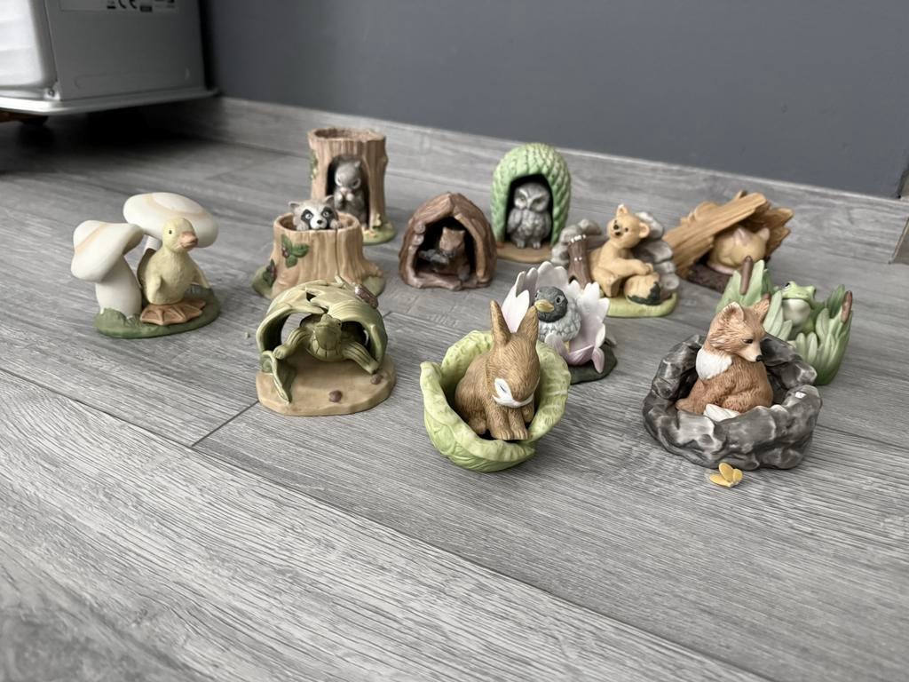 Franklin Mint Woodland Surprises compleet 1984, Ophalen, Zo goed als nieuw, Dier