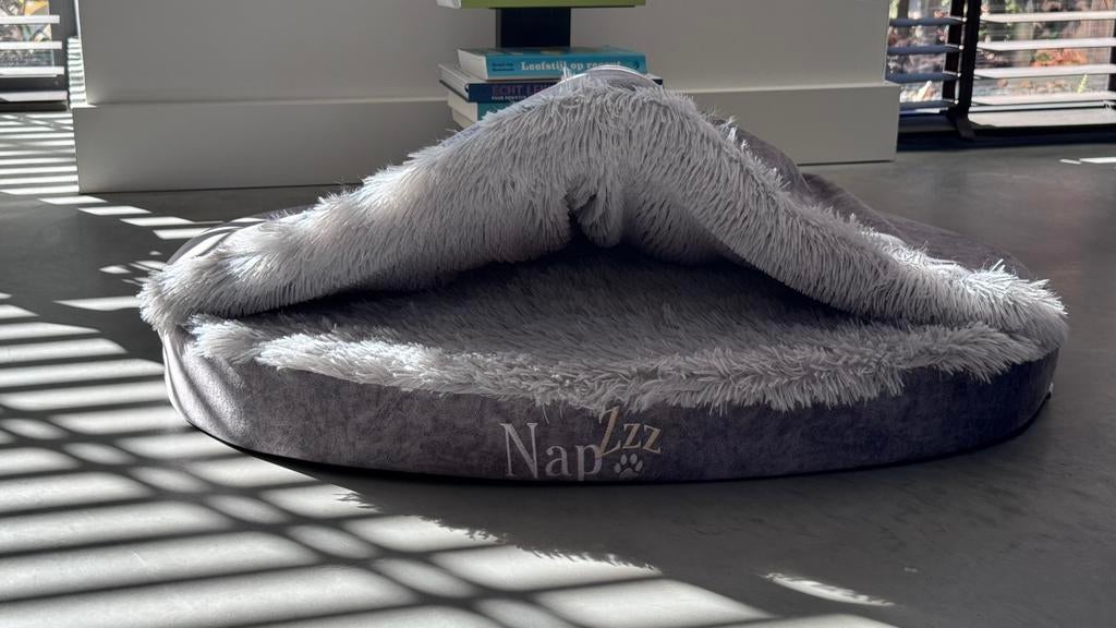 Hondenmand 80x60x20 / Cuddle Cave eco leer / orthopedisch, Ophalen of Verzenden, Nieuw