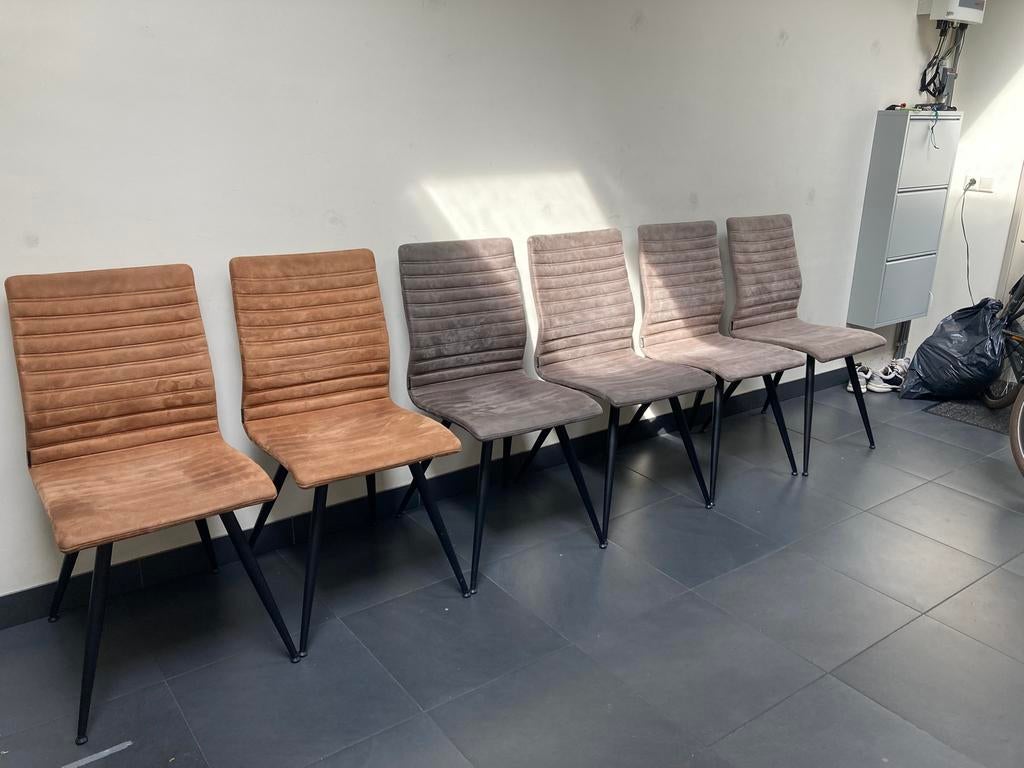 6 eettafel stoelen, Ophalen, Gebruikt, Overige kleuren, Vijf, Zes of meer stoelen