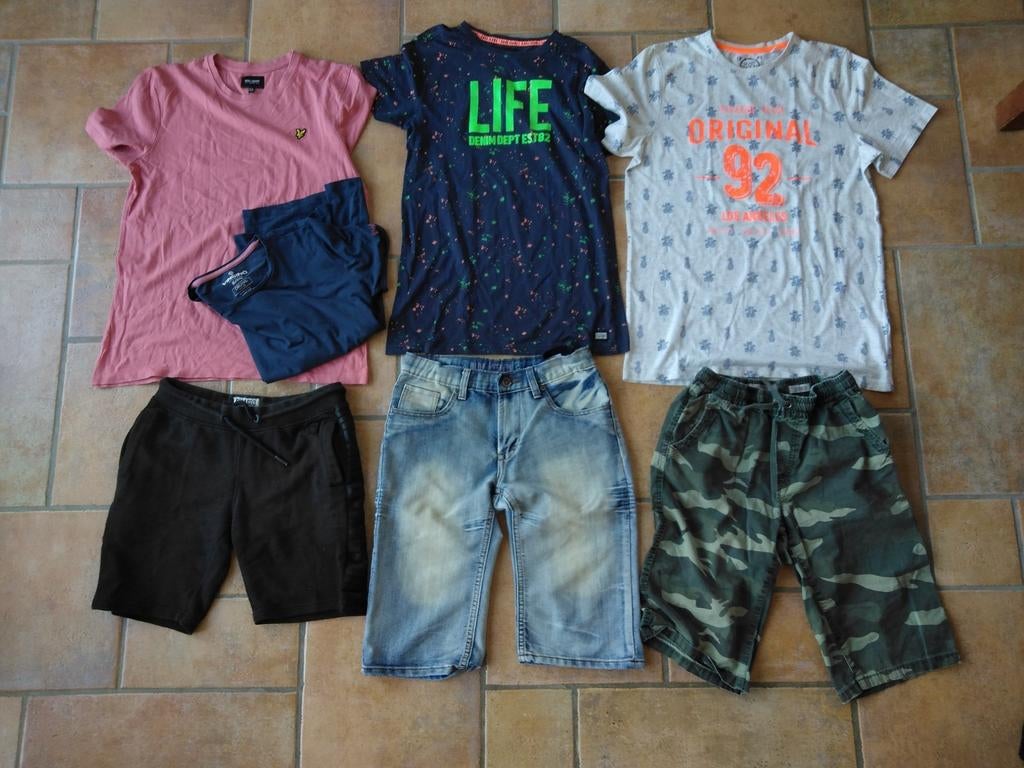 Kledingpakket jongen zomer maat 170/176, Ophalen of Verzenden, Gebruikt, Maat 170