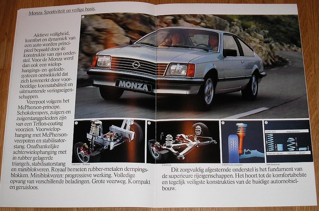Opel Monza C en S, september 1981, Ophalen of Verzenden, Zo goed als nieuw, Opel