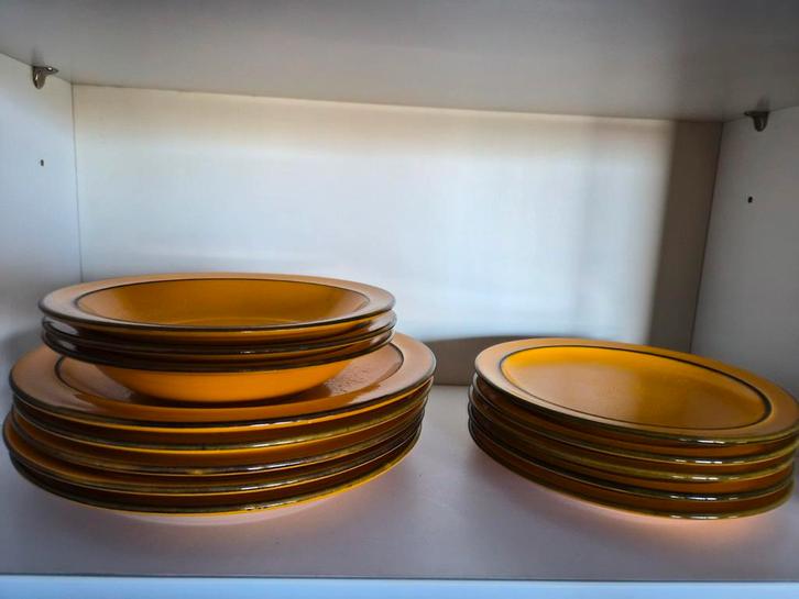 Vintage Thomas Duits Keramiek Servies - Okergeel, Huis en Inrichting, Keuken | Servies, Ophalen of Verzenden
