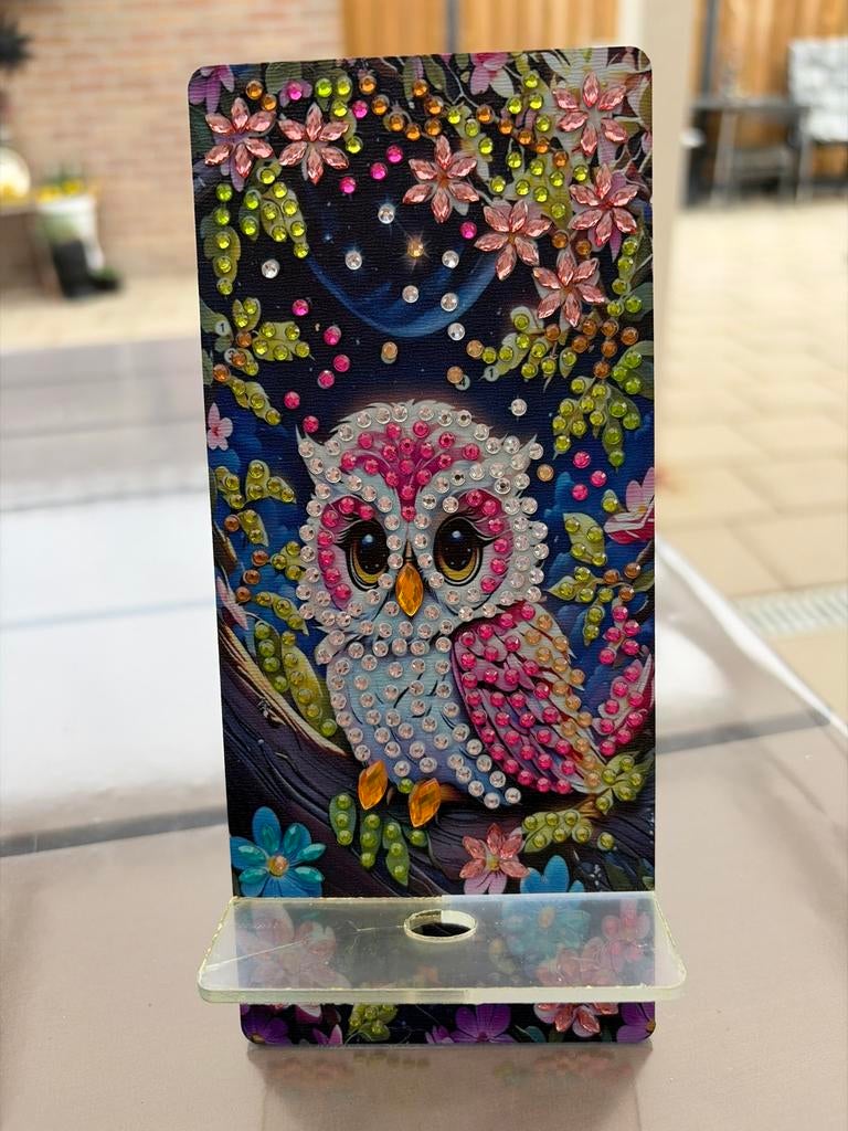 Telefoonhouder met spiegel en uil design, Ophalen of Verzenden, Nieuw, Fiets