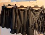 3 zwarte rokken Maat S, Kleding | Dames, Rokken, Zwart, Ophalen of Verzenden, Maat 36 (S), Gedragen