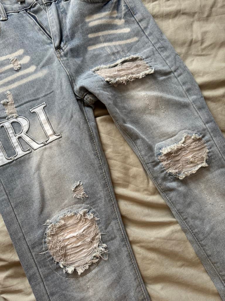 Amiri spijkerbroek maat S, Ophalen of Verzenden, Nieuw, Blauw, W32 (confectie 46) of kleiner