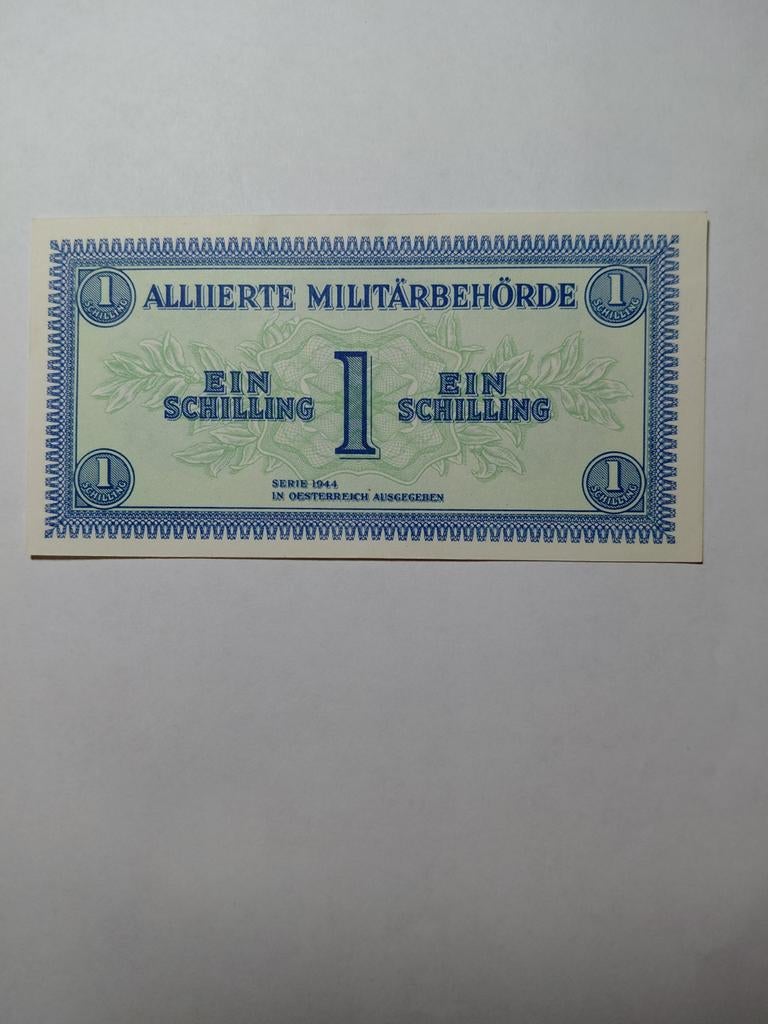 Oostenrijk 1 schilling ww2 1944, Postzegels en Munten, Bankbiljetten | Europa | Niet-Eurobiljetten, Ophalen of Verzenden, Oostenrijk