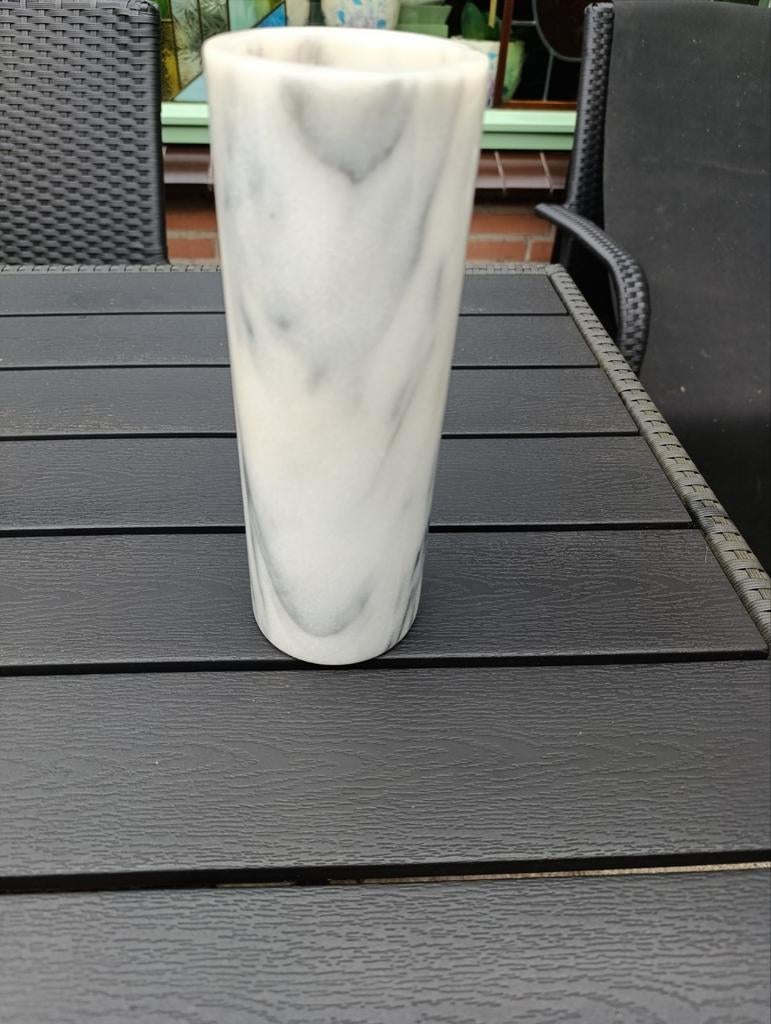 Zware marmeren vaas, Ophalen, Overige kleuren, Aardewerk of Porselein, Zo goed als nieuw