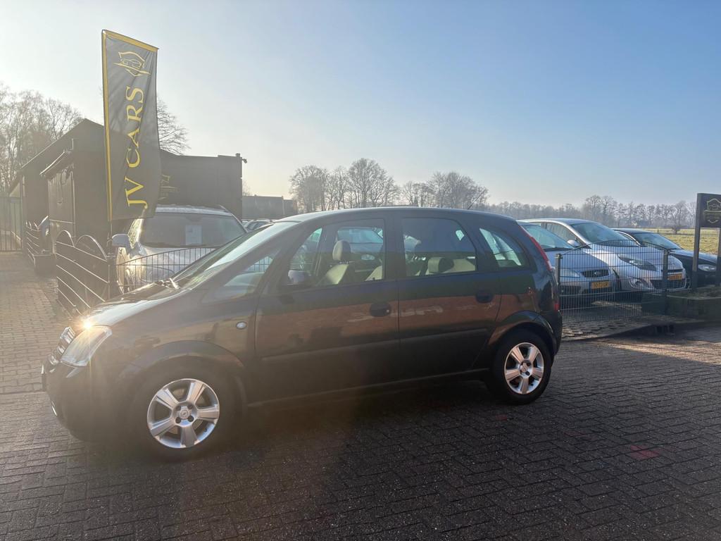 Opel Meriva 1.6-16V Maxx-CRUISE,ELEKT PAKKETBOORDCOMPUTER,MU, Auto's, 101 pk, Gebruikt, 4 cilinders, Zwart