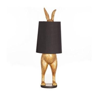 Vloerlamp gouden konijn Hiding Rabbit 117cm, Huis en Inrichting, Ophalen, Zo goed als nieuw, Stof, 75 cm of meer