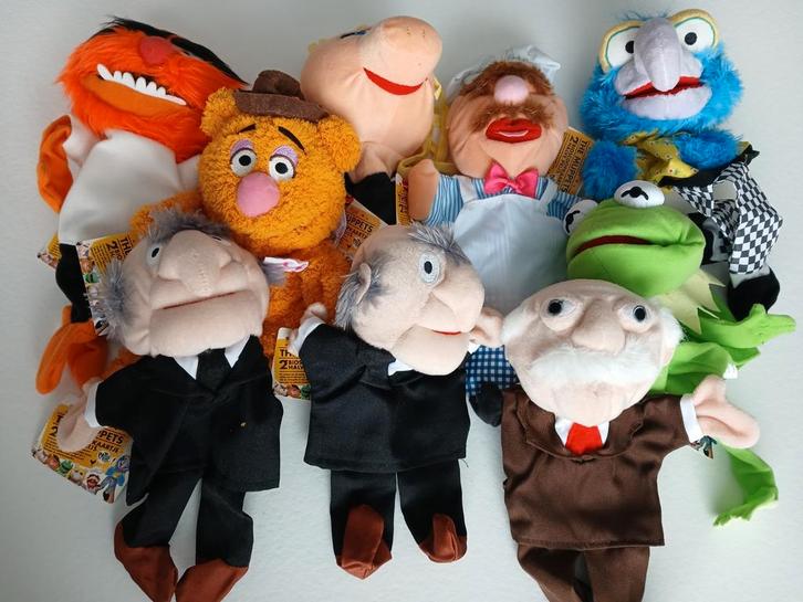 Muppet handpoppen, Verzamelen, Poppen, Zo goed als nieuw, Pop, Ophalen of Verzenden