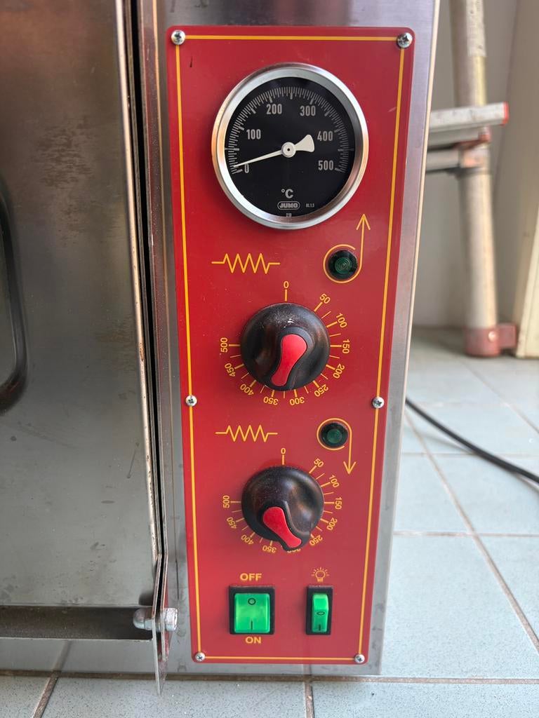 Elektrische pizzaoven 500C met ovensteen, Witgoed en Apparatuur, Ovens, Gebruikt, 60 cm of meer, Oven met grill, Vrijstaand