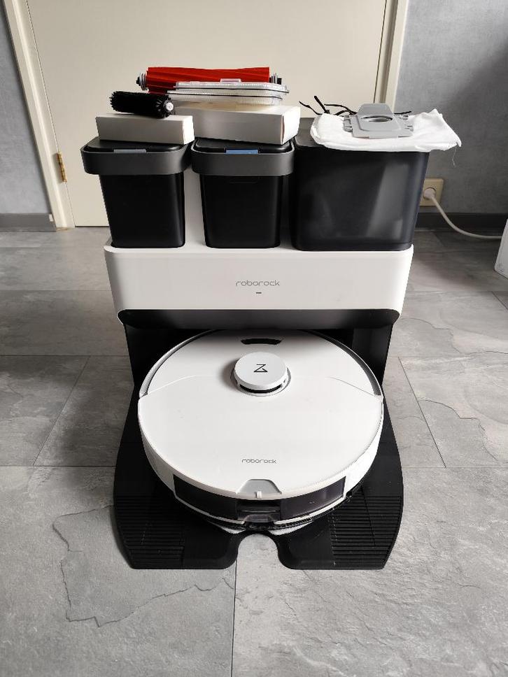 Roborock S7 Pro Ultra wit robotstofzuiger met accessoires!, Witgoed en Apparatuur, Stofzuigers, Zo goed als nieuw, Robotstofzuiger