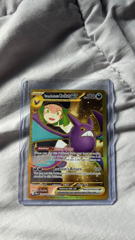 Team Rocket’s Crobat Ex, Ophalen of Verzenden, Zo goed als nieuw