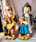 2 clowns met muziekinstrument, Ophalen of Verzenden, Gebruikt, Mens