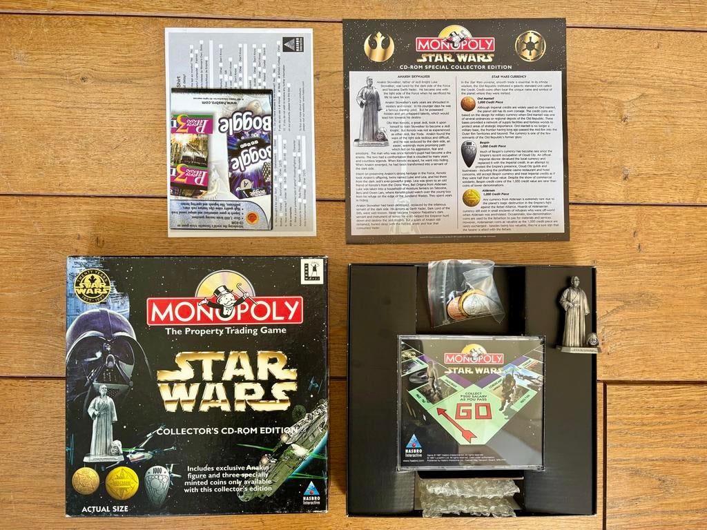Star Wars Monopoly Collector's CD-ROM Editie 1997 MIB, Verzamelen, Star Wars, Zo goed als nieuw, Spel, Ophalen of Verzenden