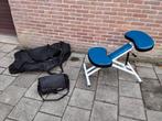 Opvouwbare kruk met zitje tbv massage of voetverzorging, Ophalen, Zo goed als nieuw
