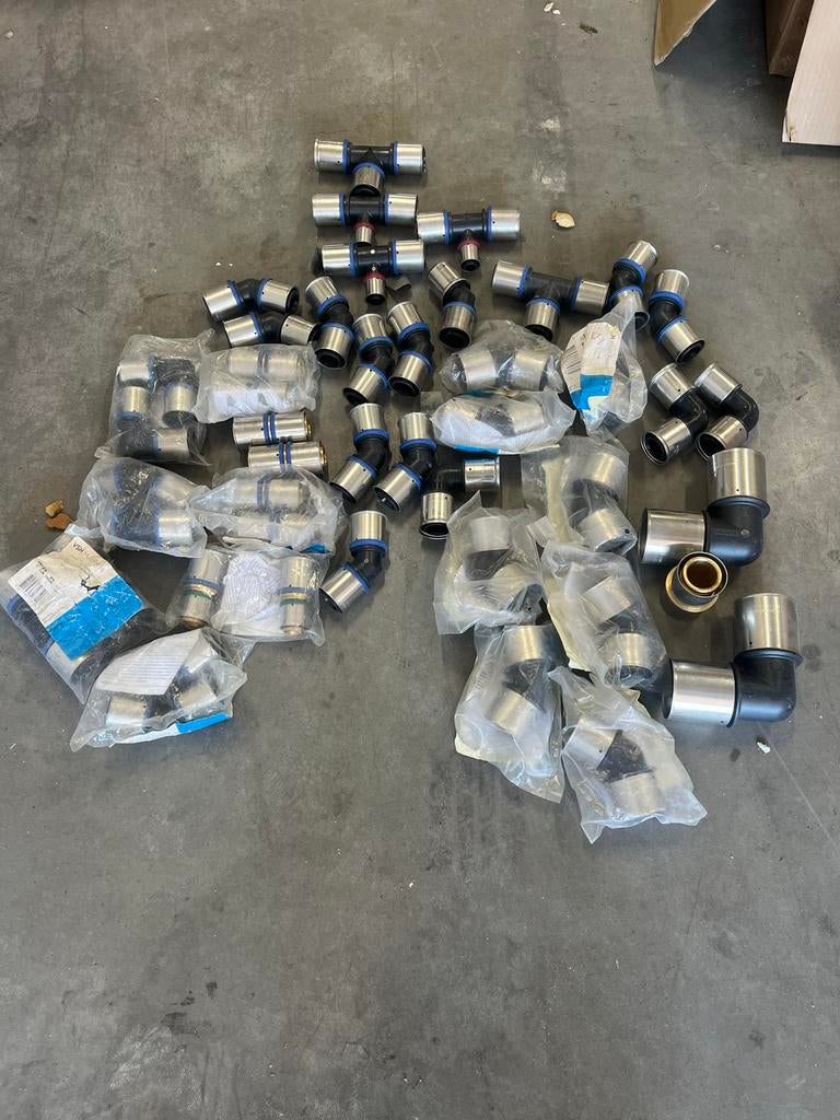 VSH MultiPress perskoppelingen 40mm, Doe-het-zelf en Verbouw, Verwarming en Radiatoren, Ophalen, Nieuw, Overige typen