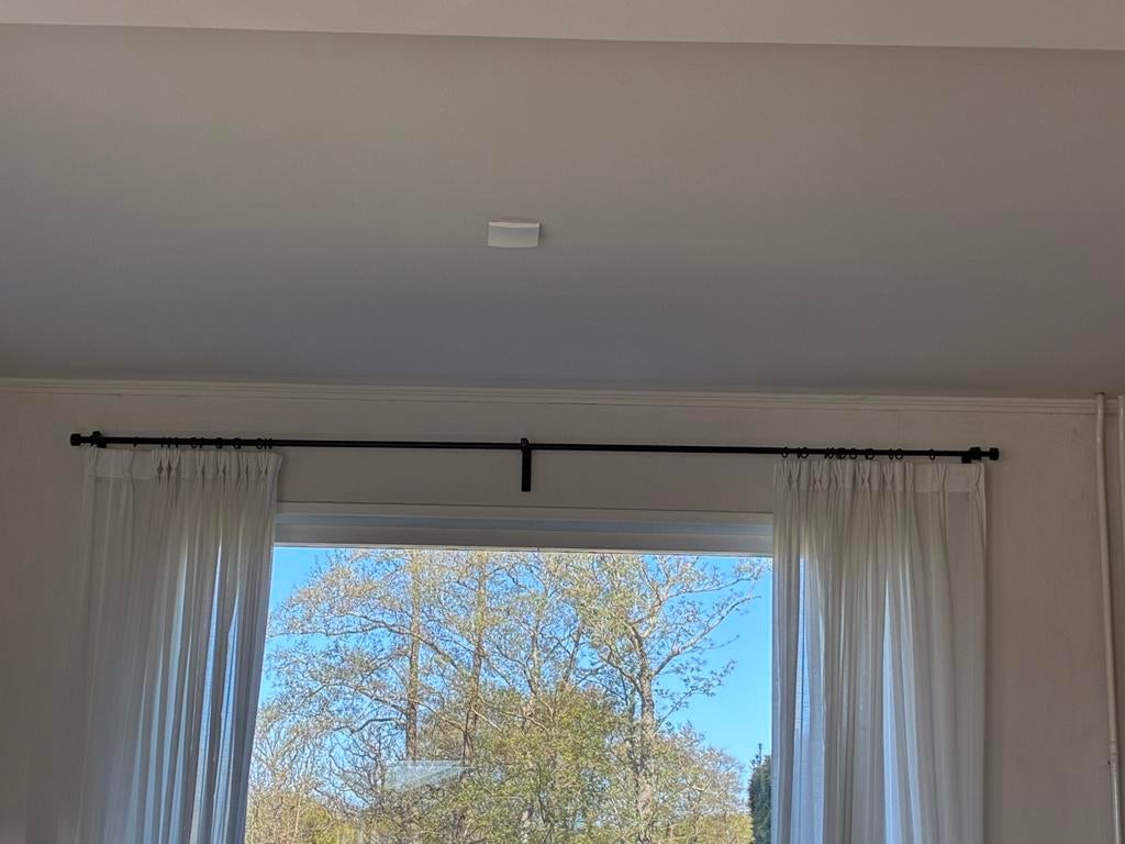 Gordijnroedes verstelbaar zwart, Ophalen, 200 cm of meer, Zwart, 50 tot 100 cm