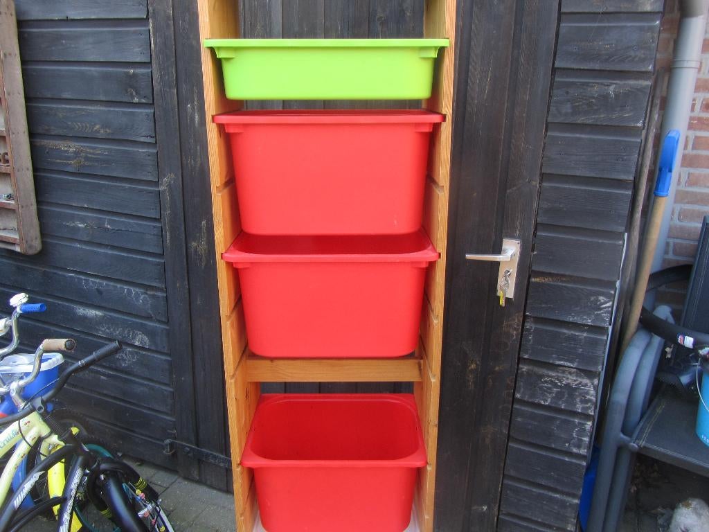 te koop Ikea trofast kastje met bakken, Ophalen, Gebruikt, 50 tot 70 cm, 105 cm of meer