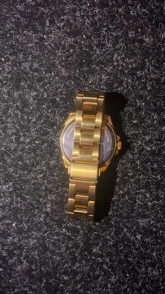 Goudkleurig/rosékleurig roestvrijstalen horloge, Gebruikt, Staal, Polshorloge, Ophalen