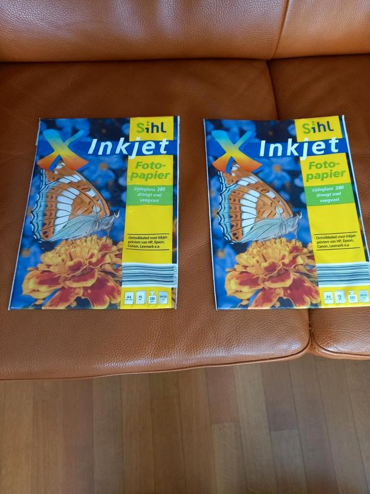 2 pakken Sihl Inkjet Fotopapier A4 zijdeglans nieuw, Audio, Tv en Foto, Fotografie | Fotopapier, Nieuw, Ophalen of Verzenden