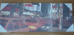 Schilderij op linnen New York, Minder dan 50 cm, Nieuw, Ophalen of Verzenden, Print