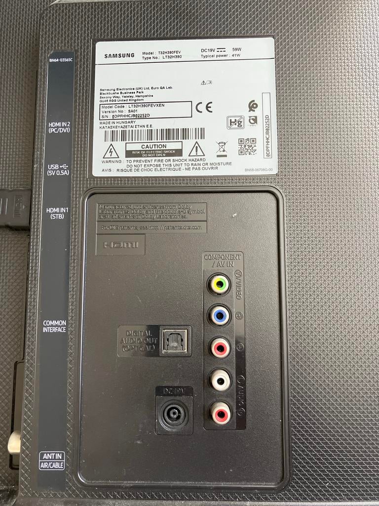 Samsung T32H390 32 inch Full HD LED TV, LED, 50 Hz, Zo goed als nieuw, Samsung