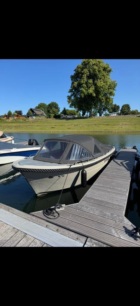 Primeur 615 Sloep met 60 PK Suzuki -   met nieuwe trailer, Watersport en Boten, Ophalen, Gebruikt, 6 meter of meer, Snelvarend