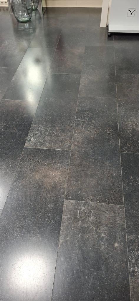 Laminaatvloer Balterio pure stone, Ophalen, Gebruikt, 75 m² of meer, Grijs