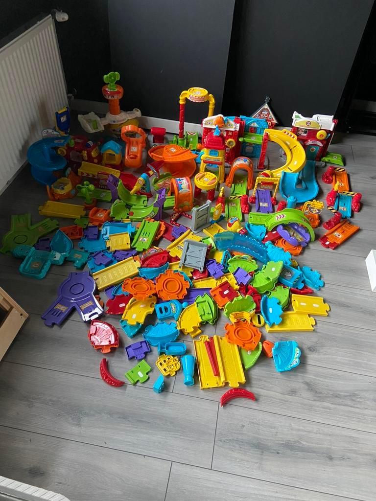 Vtech toet toet auto’s, banen en garages, Ophalen of Verzenden, Zo goed als nieuw, 2 tot 4 jaar