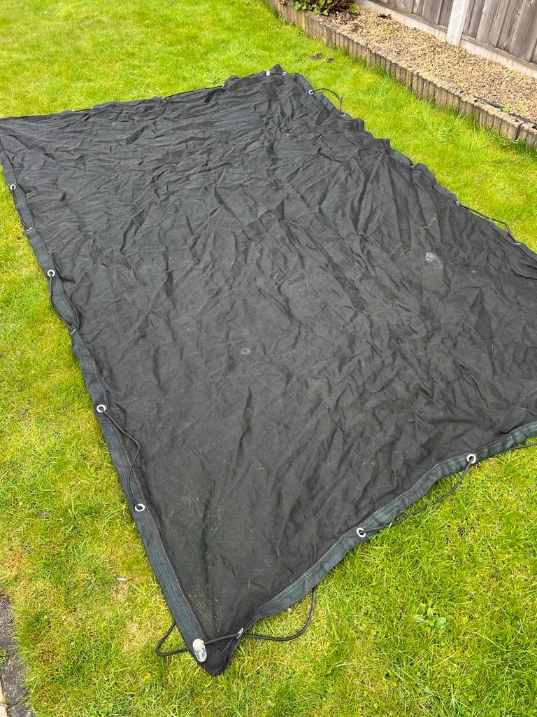 ZGAN Novio Gaaskleed 210 x 350cm aanhangernet incl elastiek, Ophalen of Verzenden, Zo goed als nieuw