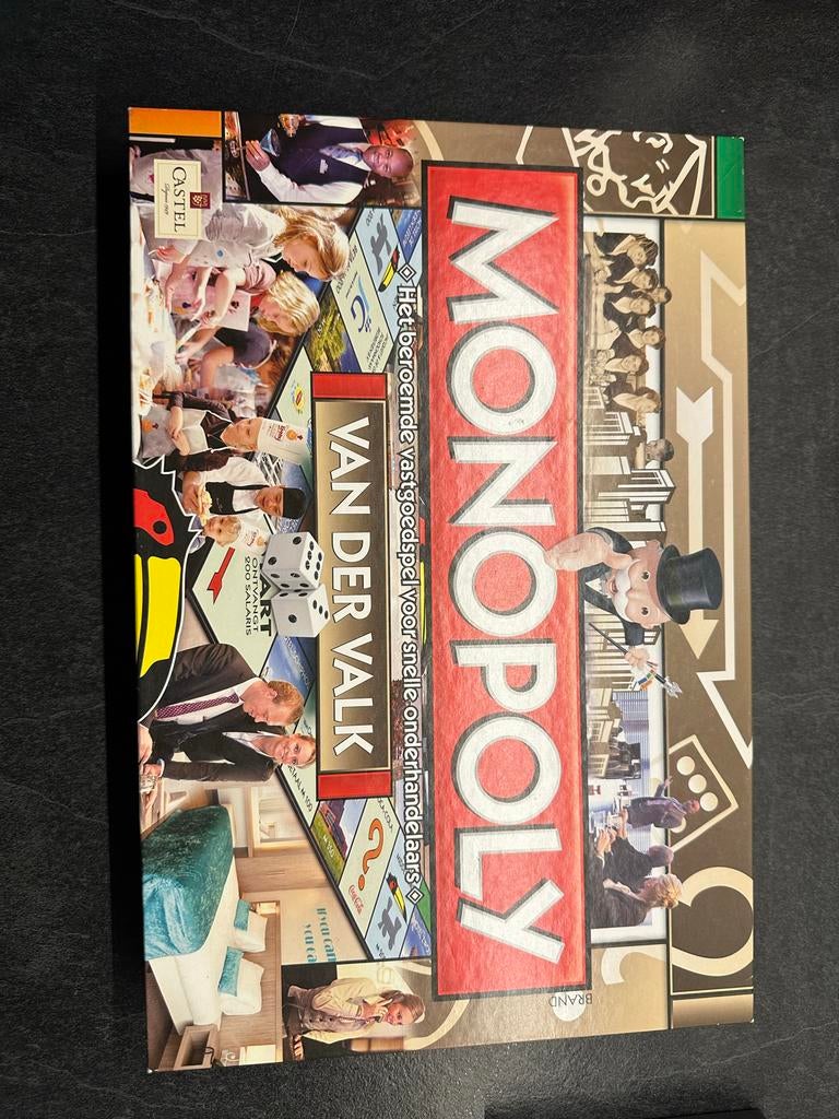 Monopoly Van der Valk bordspel, Drie of vier spelers, Ophalen of Verzenden, Gebruikt