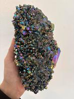 Prachtige Titanium Kwarts Cluster - Aura Kwarts, Ophalen of Verzenden, Mineraal