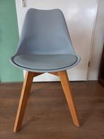 Vier grijze stoelen., Huis en Inrichting, Stoelen, Ophalen, Gebruikt, Vier, Grijs