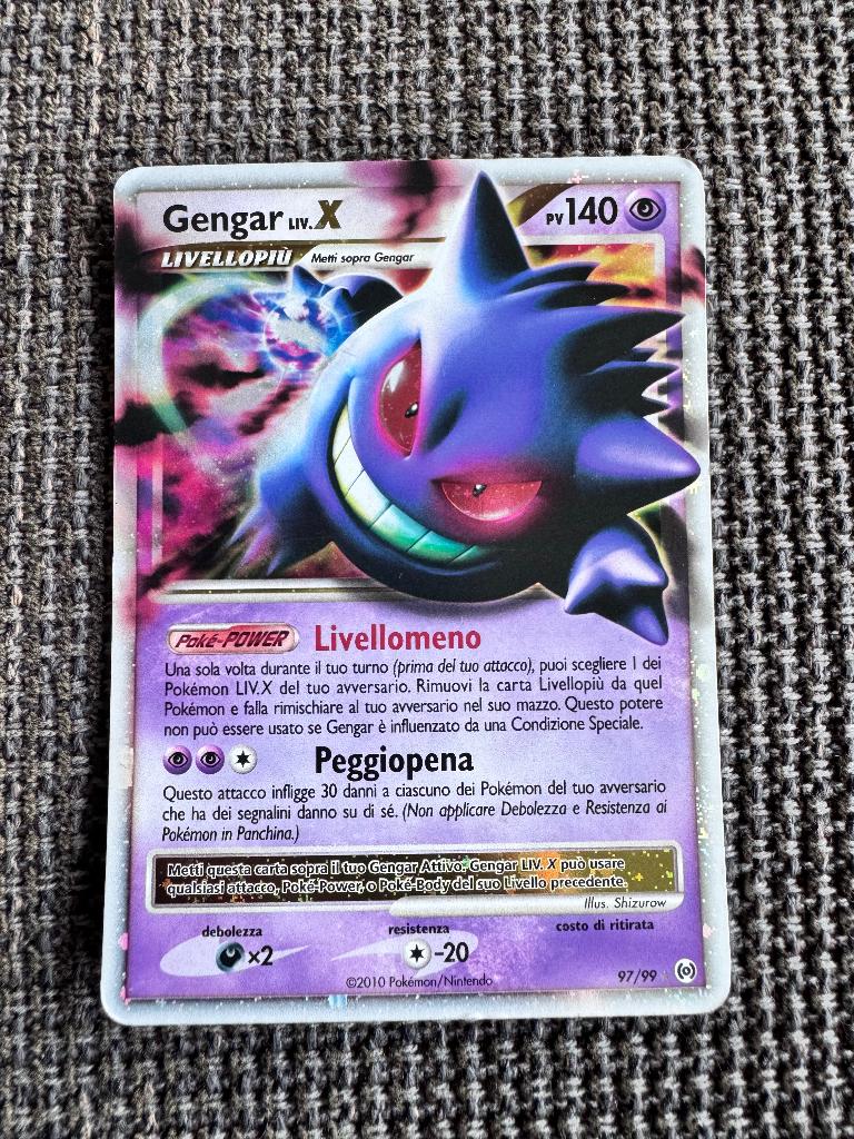 Gengar LV.X (AR 97), Ophalen of Verzenden, Zo goed als nieuw, Losse kaart