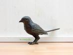 031* Bronzen lijster groen (boven €75 geen verzendkosten), Ophalen of Verzenden, Nieuw, Overige materialen, Dierenbeeld