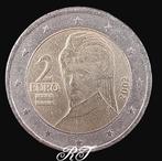2 Euromunt Oostenrijk 2002 (Bertha von Suttner), Ophalen of Verzenden, Oostenrijk, Overige waardes, Losse munt