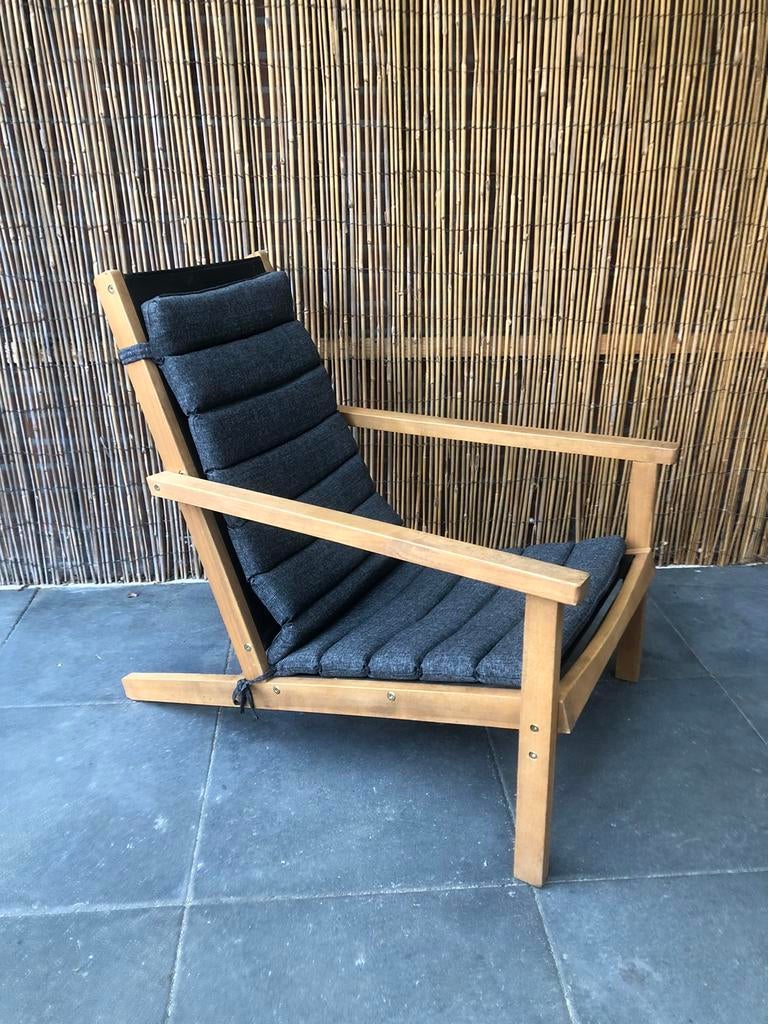 Lounge stoel tuinstoel, Tuin en Terras, Ophalen, Zo goed als nieuw