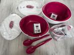 Tupperware Iso Tup set serveerschalen, Ophalen of Verzenden, Nieuw, Rood, Schaal
