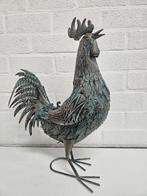 METALEN KIP / HAAN , HOOGTE 57 CM , NIEUW , TUIN , DECORATIE, Ophalen, Nieuw, Metaal, Dierenbeeld