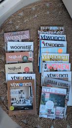 Grote collectie woontijdschriften: VT Wonen, Stijlvol Wonen, Ophalen, Gelezen, Overige typen