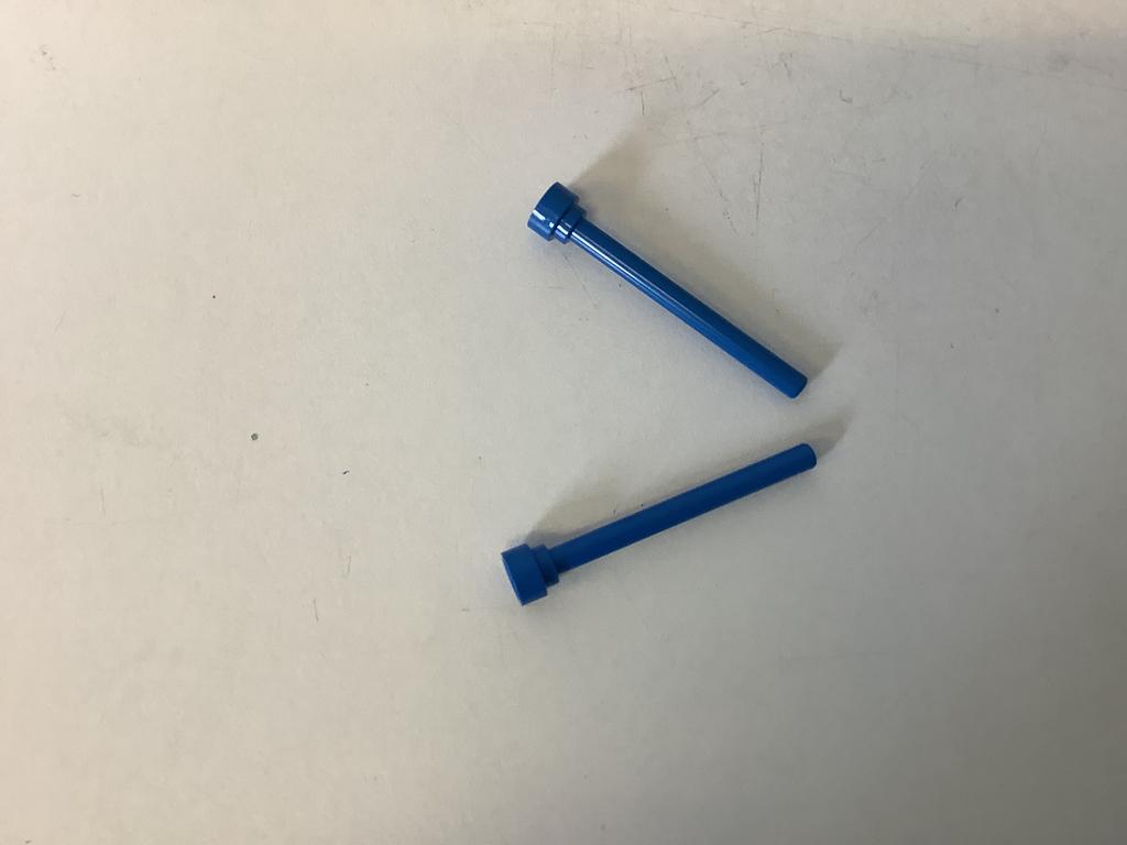 Lego antenne 4H platte bovenkant blauw (1), Ophalen of Verzenden, Gebruikt, Losse stenen, Lego