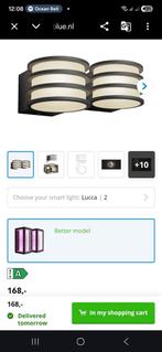Philips Hue Lucca Wandlamp Buiten Duo Pack (2 stuks), Huis en Inrichting, Ophalen, Gebruikt
