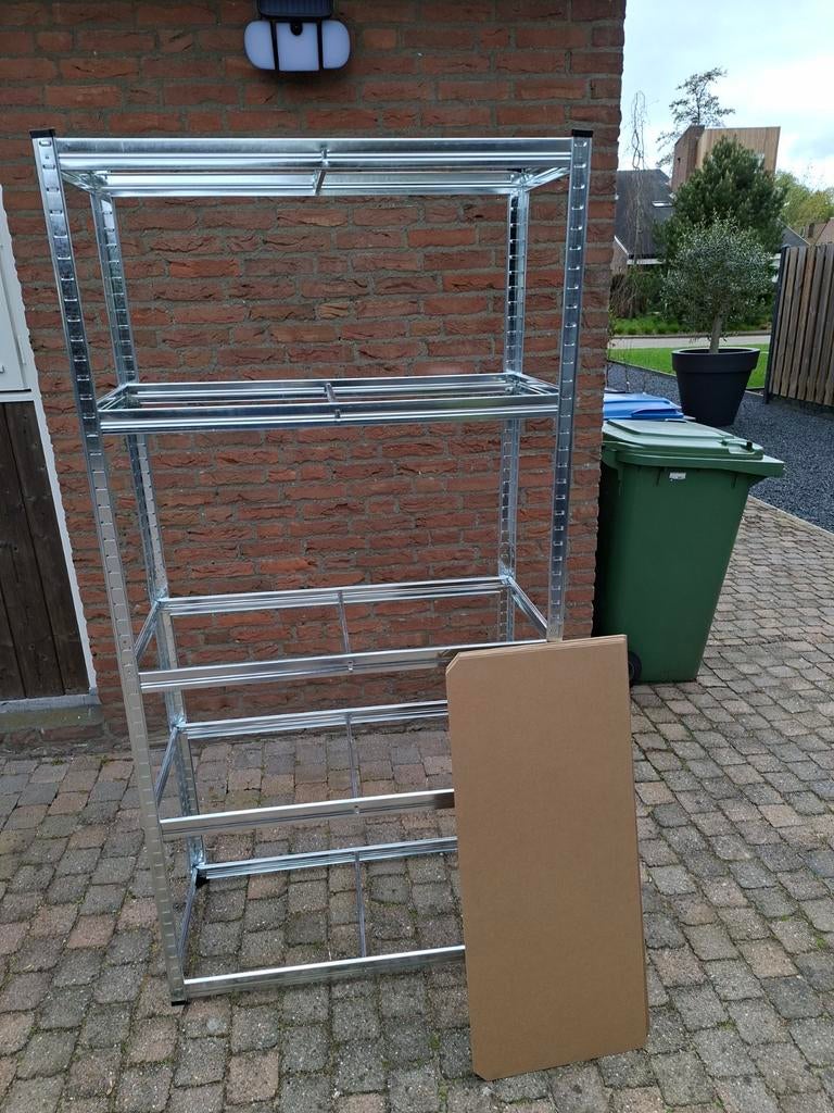 Nieuw Gegalvaniseerd Opbergrek 180x90x40 cm, Ophalen of Verzenden, Nieuw