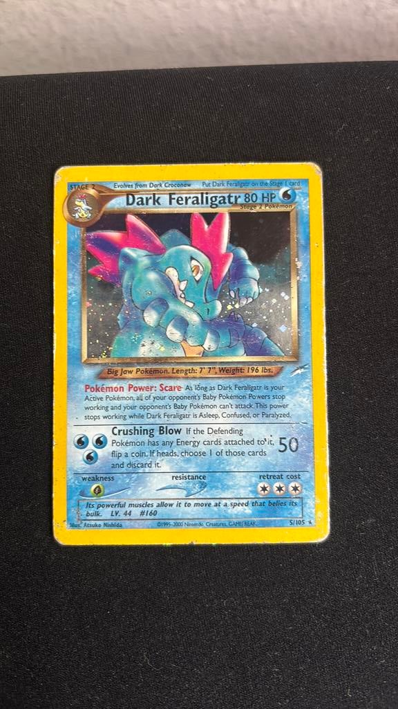 Pokemon Dark Feraligatr, Ophalen of Verzenden, Zo goed als nieuw