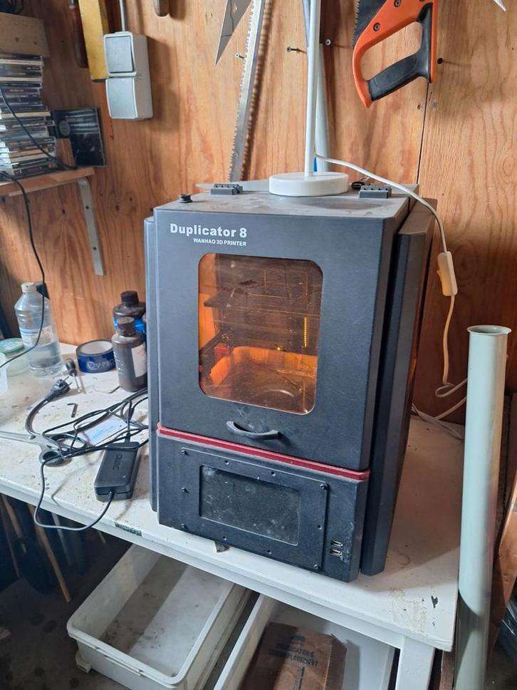 Wanhao D8 Resin 3D Printer - Duplicator 8, Computers en Software, 3D Printers, Gebruikt, Resin/Hars, Ophalen